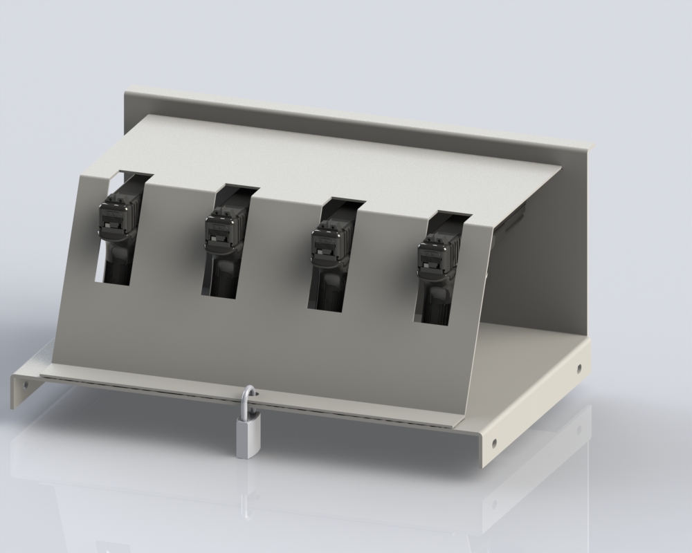 Pistol cabinets for military storage solutions from Polstore