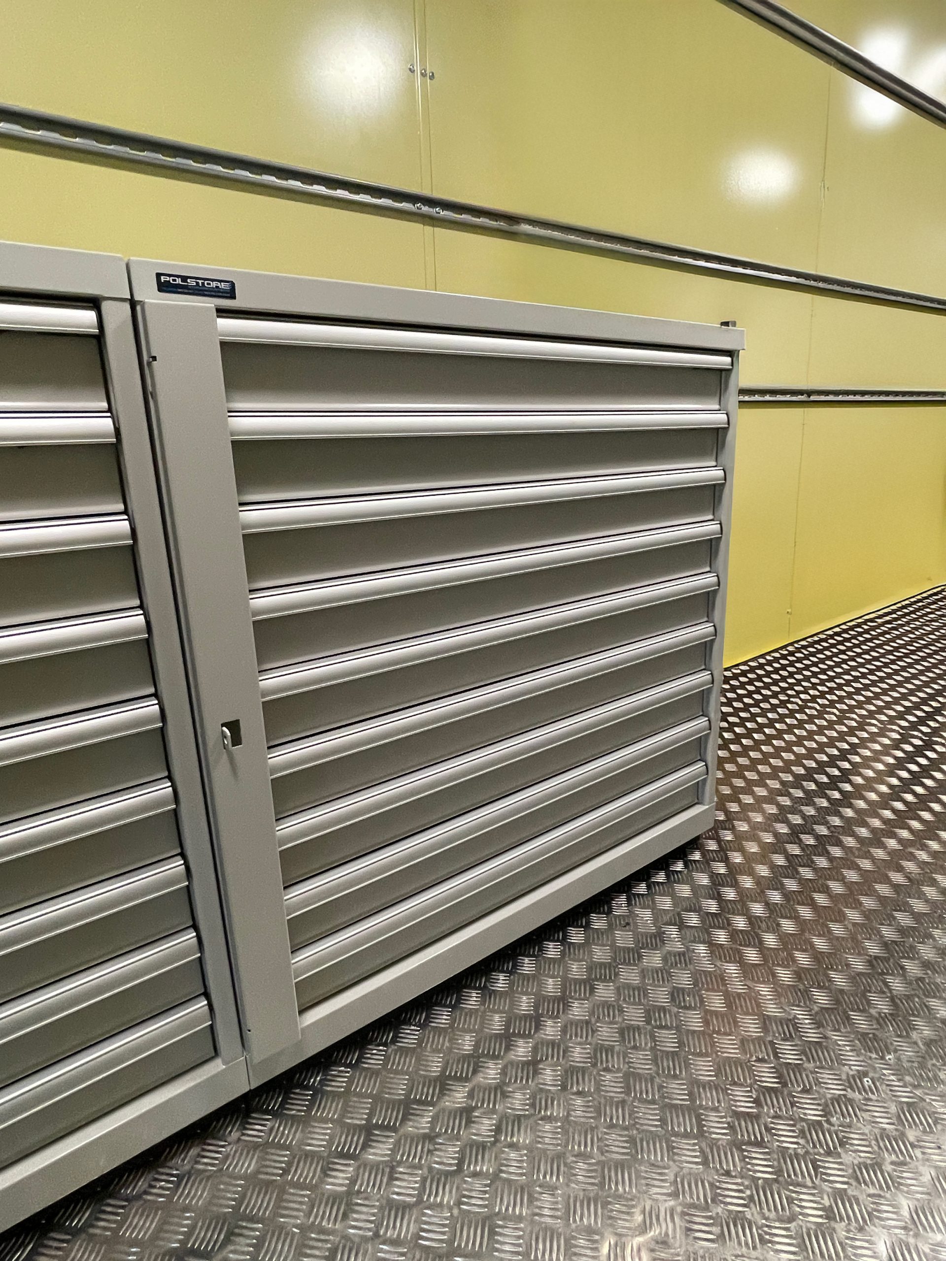 Pistol cabinets from Polstore Storage Systems