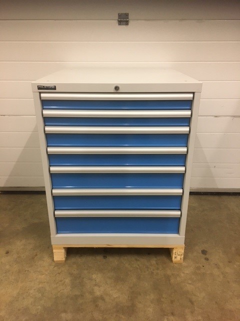 Blue Drawer Cabinet Cupboard - Polstore Storge Solutions