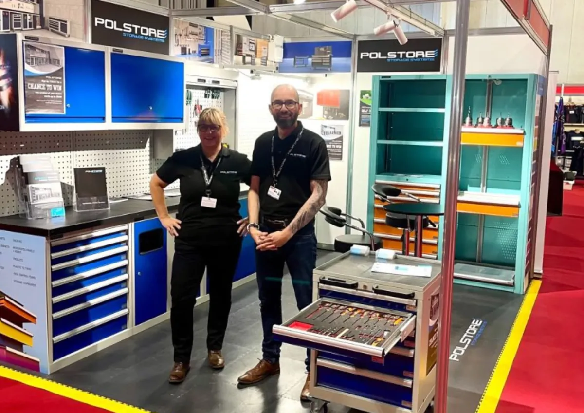 Polstore Storage Systems at the Autosport Show