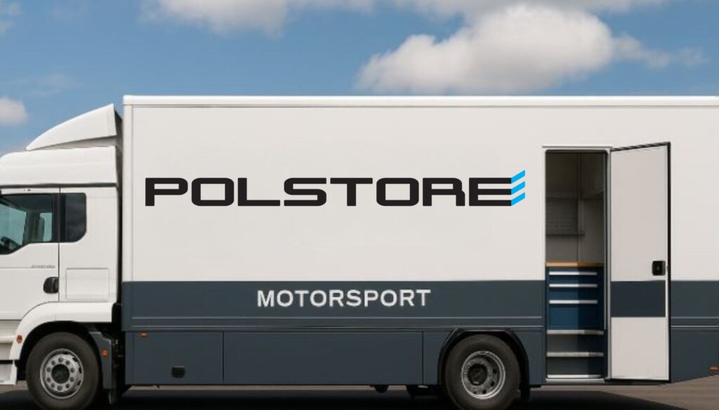 Polstore transporter sports fitout truck