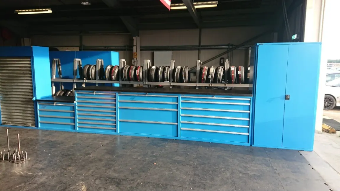 USAF Tyre Storage and cabinets