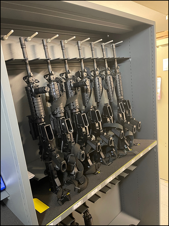 Weapons, gun and rifle racks from Polstore